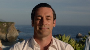Jon Hamm as Don Draper finds long overdue inner peace and love... in California. 7th Season, Episode 14 - Photo Credit: Courtesy of AMC