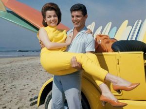 The colors were always vibrantly bright- on swimwear, sweaters, capris, surf boards, even their vehicles.